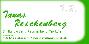 tamas reichenberg business card